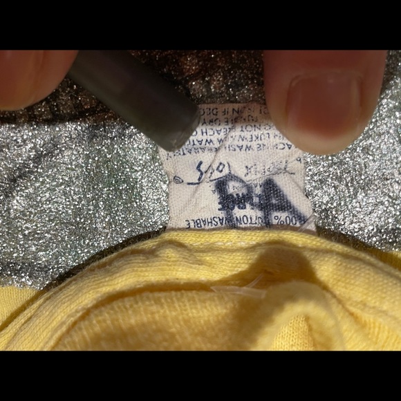 Vtg 70s NY Glitter iron on transfer tourist tee . - Picture 4 of 5